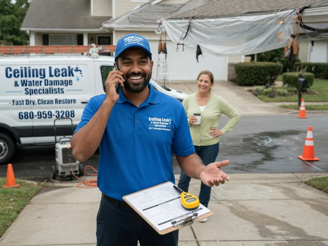 Ceiling Leak Cleanup Big Lake, TX FAQs